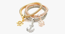 Load image into Gallery viewer, Mesh Multi-layer Three Color Bracelet