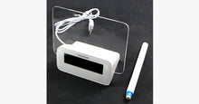 Load image into Gallery viewer, LED Fluorescent Message Board Digital Alarm Clock with 4 Port USB Hub - FREE SHIP DEALS