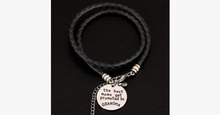 Load image into Gallery viewer, The Best Moms Get Promoted to Grandma - Handstamped Bracelet