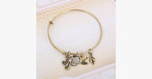 Load image into Gallery viewer, Music Note Charm Bangle - FREE SHIP DEALS