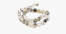 Load image into Gallery viewer, Black White Texture Onyx Chalcedony Beads Bracelet/Necklace - FREE SHIP DEALS