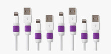 Load image into Gallery viewer, Lightning Cable Protectors - 6 Pack