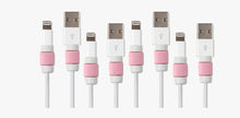 Load image into Gallery viewer, Lightning Cable Protectors - 6 Pack