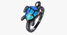 Load image into Gallery viewer, Unique Turtle Blue Ring - FREE SHIP DEALS