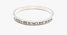 Load image into Gallery viewer, She Needed A Hero Bangle