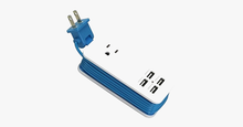 Load image into Gallery viewer, Portable Charging Station with 4 USB Ports