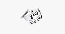 Load image into Gallery viewer, I Love You More Hand Stamped Ring - FREE SHIP DEALS