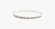 Load image into Gallery viewer, She Needed A Hero Bangle