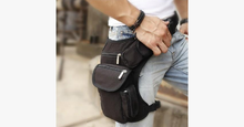 Load image into Gallery viewer, Multifunction Outdoor Cotton Sport Leg Bag Canvas Waist Bag Money Belt Fanny Pack - FREE SHIP DEALS