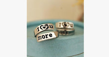 Load image into Gallery viewer, I Love You More Hand Stamped Ring - FREE SHIP DEALS