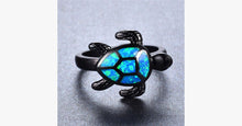 Load image into Gallery viewer, Unique Turtle Blue Ring - FREE SHIP DEALS