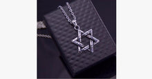 Load image into Gallery viewer, Men's Jewish Star Pendant