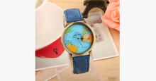 Load image into Gallery viewer, Unisex Watch Unique Design World Map Quartz Watch - FREE SHIP DEALS
