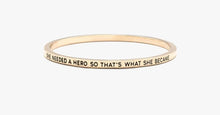 Load image into Gallery viewer, She Needed A Hero Bangle