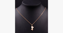 Load image into Gallery viewer, Romantic Double Heart Crystal Pendant Necklace
