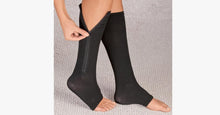 Load image into Gallery viewer, Unisex Open Toe Zipper Compression Socks