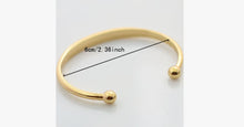 Load image into Gallery viewer, Gold Plated Love Bangle - FREE SHIP DEALS