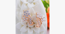 Load image into Gallery viewer, Zirconia Flower Stud Earrings - FREE SHIP DEALS