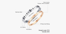 Load image into Gallery viewer, Rome Number Engraved Bracelet