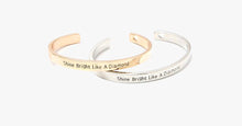 Load image into Gallery viewer, Shine Bright Like A Diamond Cuff Bangle