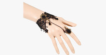 Load image into Gallery viewer, Midnight Lace Ring-to-Wrist Bracelet