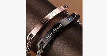 Load image into Gallery viewer, His Queen Her King Couples Bracelets - FREE SHIP DEALS