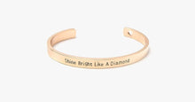 Load image into Gallery viewer, Shine Bright Like A Diamond Cuff Bangle