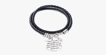 Load image into Gallery viewer, The Love Between a Mother and Daughter is Forever - Hand Stamped Bracelet