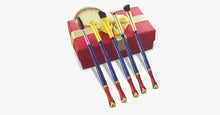 Load image into Gallery viewer, Wonder Woman Inspired 5 Piece Makeup Brush Set - FREE SHIP DEALS