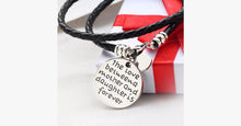 Load image into Gallery viewer, The Love Between a Mother and Daughter is Forever - Hand Stamped Bracelet