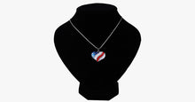 Load image into Gallery viewer, USA Flag Heart Pendant - FREE SHIP DEALS