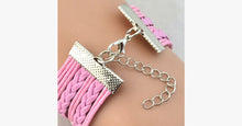 Load image into Gallery viewer, Pink Angel Cancer Awareness Bracelet