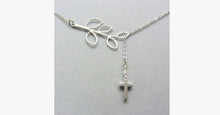 Load image into Gallery viewer, Leaf Cross Pendant - FREE SHIP DEALS
