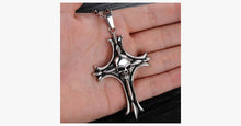 Load image into Gallery viewer, Cross Skull Stainless Steel Pendent - FREE SHIP DEALS