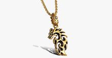 Load image into Gallery viewer, Gold Plated Stainless Steel Vintage Dragon - FREE SHIP DEALS