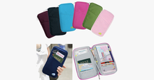 Load image into Gallery viewer, Zipped Travel Wallet - 3 Pack - FREE SHIP DEALS