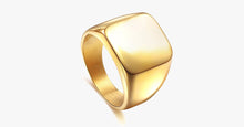 Load image into Gallery viewer, Square Titanium Men's Ring