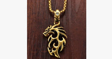 Load image into Gallery viewer, Gold Plated Stainless Steel Vintage Dragon - FREE SHIP DEALS