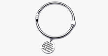 Load image into Gallery viewer, The Love Between Grandmother and Grandson Bangle - Silver
