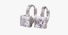 Load image into Gallery viewer, Shiny Crystal Hoop Earring