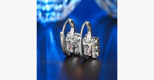 Load image into Gallery viewer, Shiny Crystal Hoop Earring