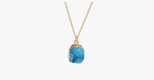 Load image into Gallery viewer, Blue Druzy Stone Necklace - FREE SHIP DEALS