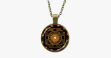 Load image into Gallery viewer, Sri Yantra Pendant Necklace