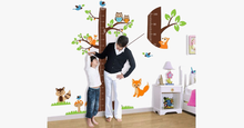 Load image into Gallery viewer, Wall Stickers Children's Room Height Squirrel Stickers - FREE SHIP DEALS