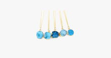 Load image into Gallery viewer, Blue Druzy Stone Necklace - FREE SHIP DEALS