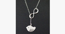 Load image into Gallery viewer, Little Bird Infinity Pendant - FREE SHIP DEALS