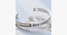 Load image into Gallery viewer, 18k Gold Plated - I Love You More Bangle - FREE SHIP DEALS