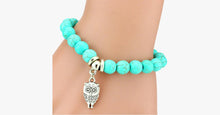 Load image into Gallery viewer, Zen Owl Turquoise Bracelet - FREE SHIP DEALS