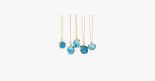 Load image into Gallery viewer, Blue Druzy Stone Necklace - FREE SHIP DEALS