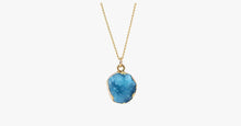 Load image into Gallery viewer, Blue Druzy Stone Necklace - FREE SHIP DEALS